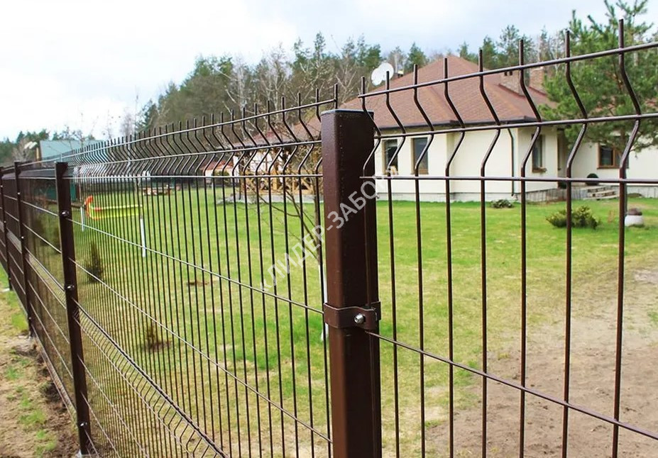 Цена 3D забор коричневый для загородного дома в Москве Купить 3D забор коричневый для загородного дома